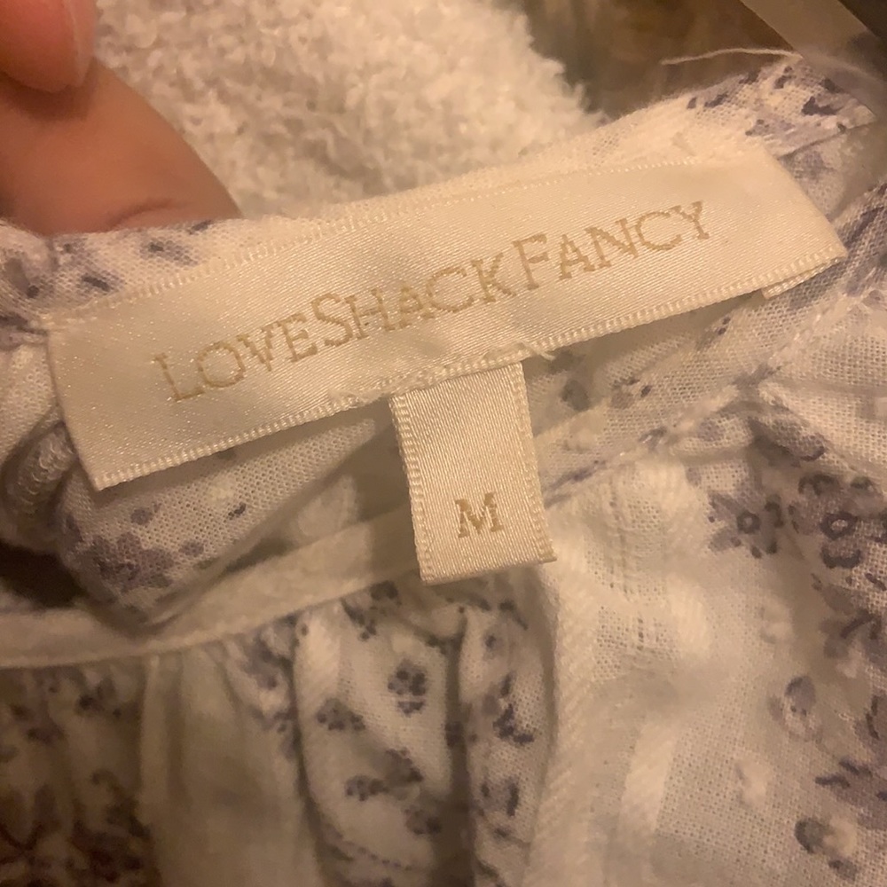 LoveShackFancy Floral Ruffle Sleeve Victorian Maxi Dress Size M NWOT - Picture 5 of 7